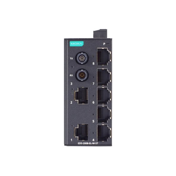 MOXA EDS-2008-EL-M-ST-T Unmanaged Ethernet Switches