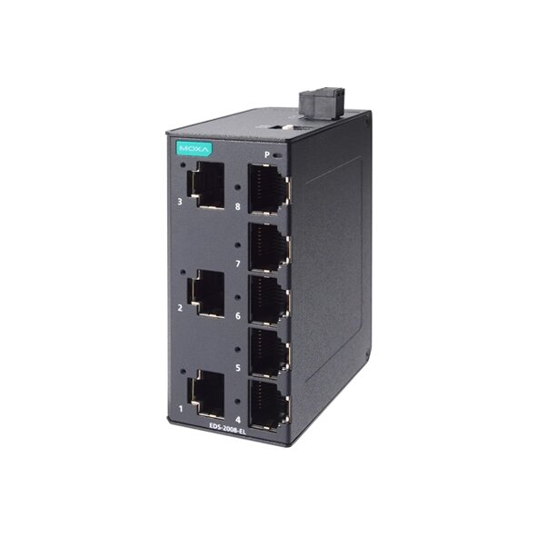 MOXA EDS-2008-EL-T Unmanaged Ethernet Switches