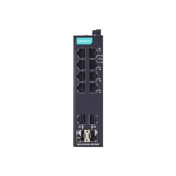 MOXA EDS-2010-ML-2GTXSFP-T Unmanaged Ethernet Switch