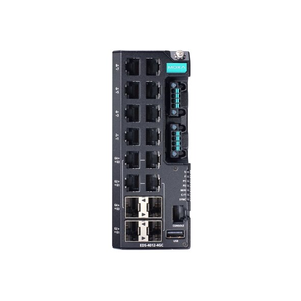 MOXA EDS-4012-4GC-LV-T Managed Ethernet Switch