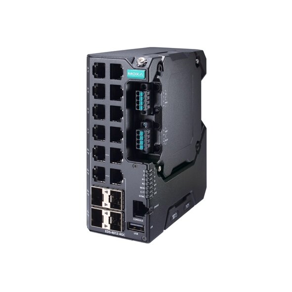 MOXA EDS-4012-4GC-LV Managed Ethernet Switch