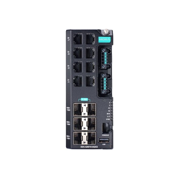 MOXA EDS-G4014-6QGS-HV-T Managed Ethernet Switch