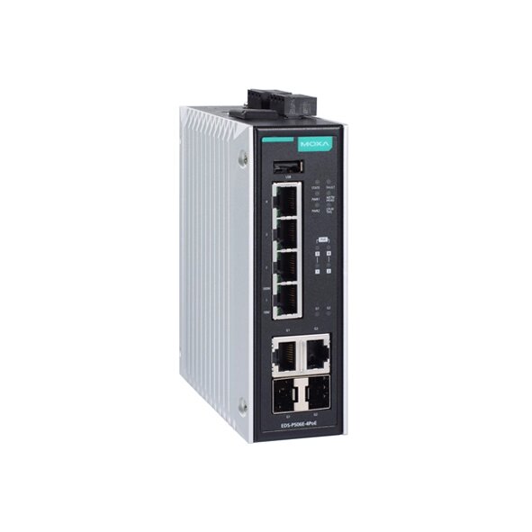 MOXA EDS-P506E-4PoE-2GTXSFP Managed Ethernet Switches