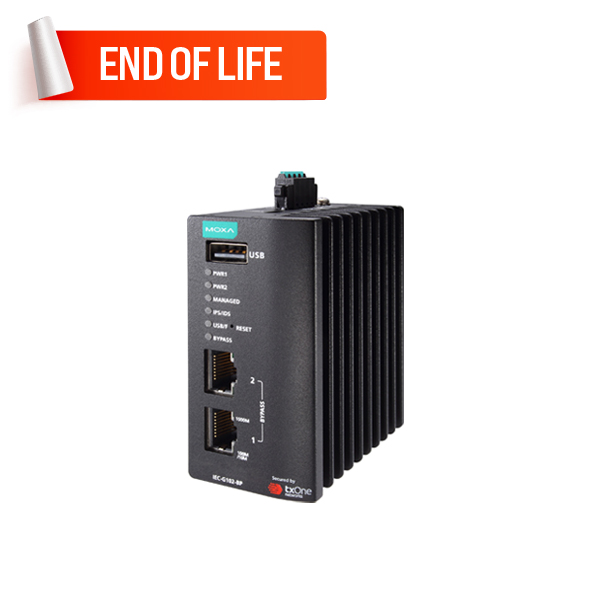 MOXA IEC-G102-BP-Pro-H IPS with Hardware Bypass