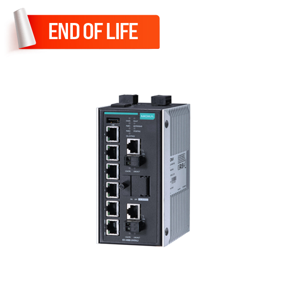 MOXA IEX-408E-2VDSL2-HV Industrial Managed Ethernet Extender Switch