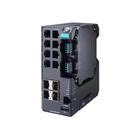 MOXA EDS-4012-4GS-LV Managed Ethernet Switch