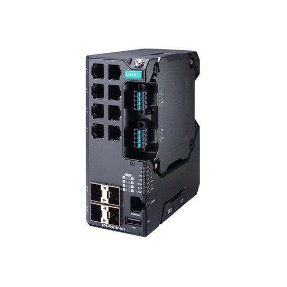 MOXA EDS-4012-8P-4GS-LVA-T Managed Ethernet Switch