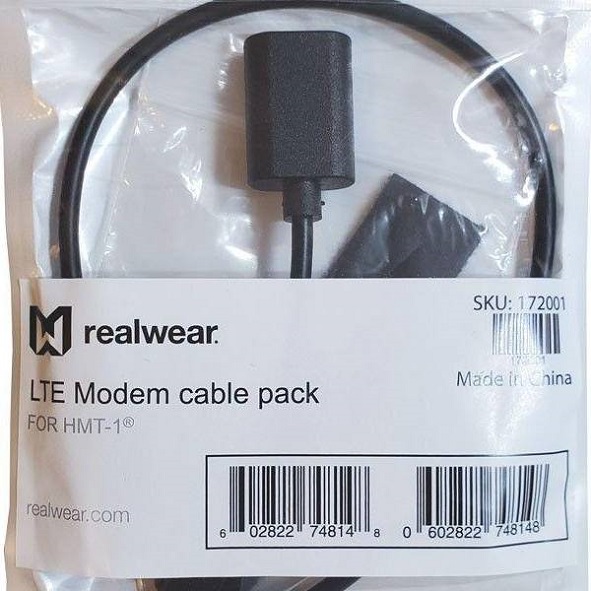 REALWEAR LTE 4G Modem (ZTE) W/ Cable and Mount