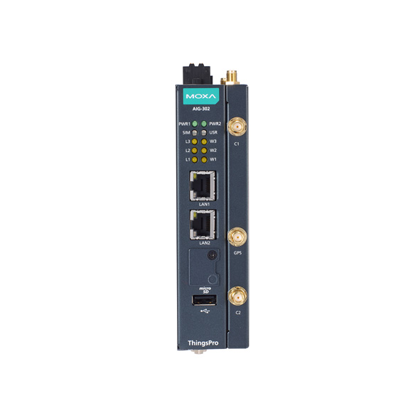 MOXA AIG-302-T-US-AZU-LX Advanced IIoT Gateway