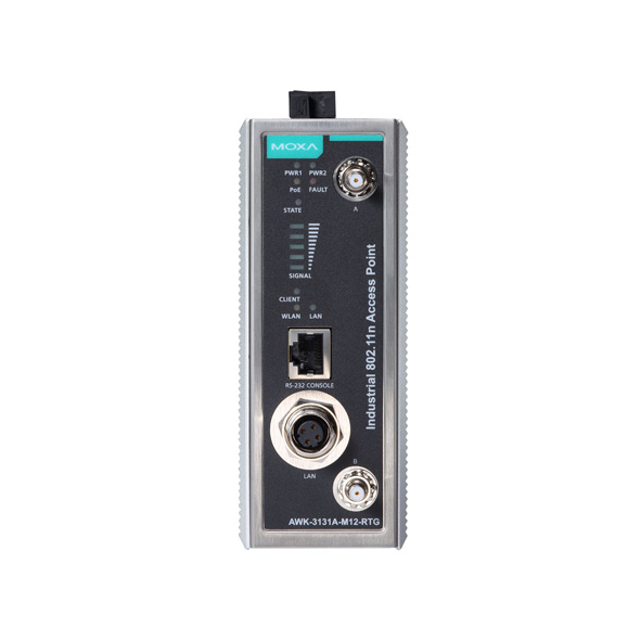 MOXA AWK-3131A-M12-RTG-EU-CT-T Wireless Access Point