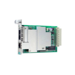 MOXA CSM-400-1214-T slide-in Ethernet-to-Fiber Media Converter