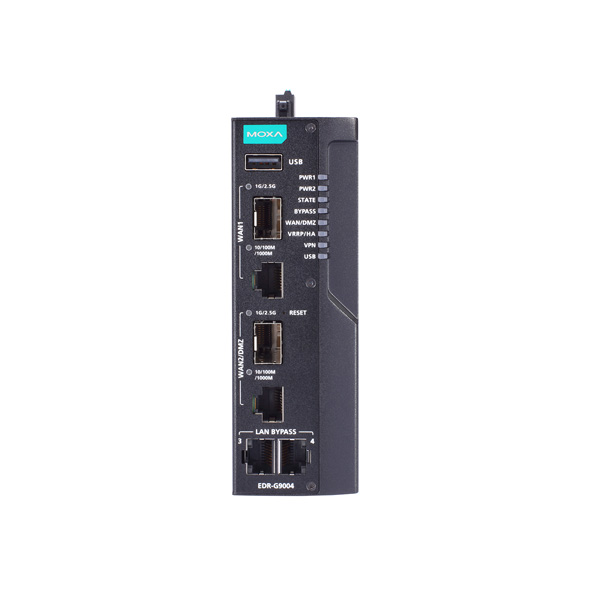 MOXA EDR-G9004-VPN-2MGTXSFP-T Industrial Secure Router