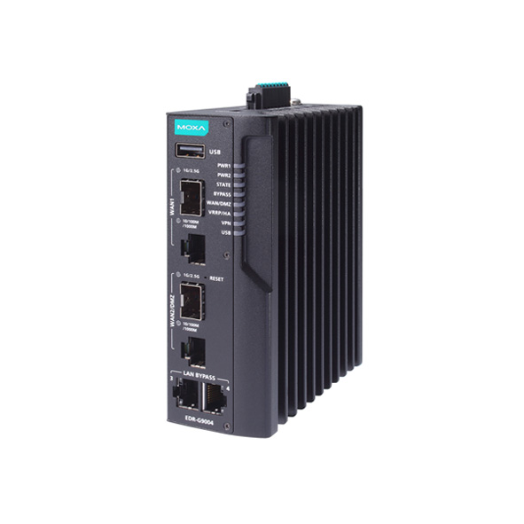 MOXA EDR-G9004-VPN-2MGTXSFP-T Industrial Secure Router