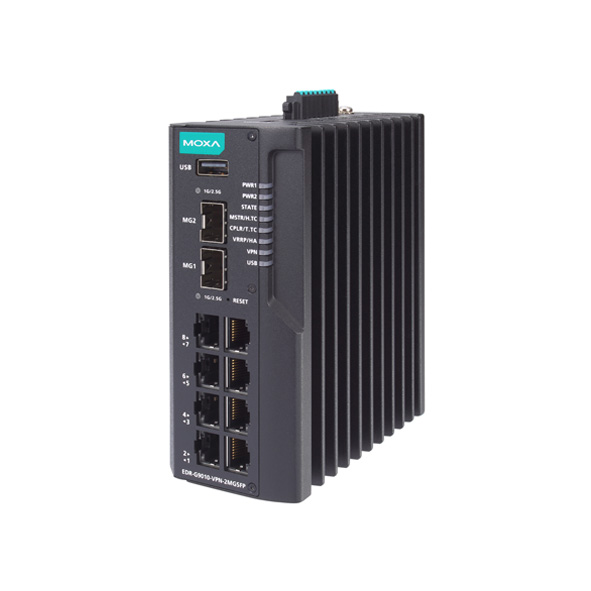 MOXA EDR-G9010-VPN-2MGSFP-CT Industrial Secure Router