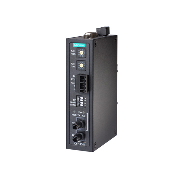 MOXA ICF-1150I-M-ST-IEX Serial to Fiber Converter