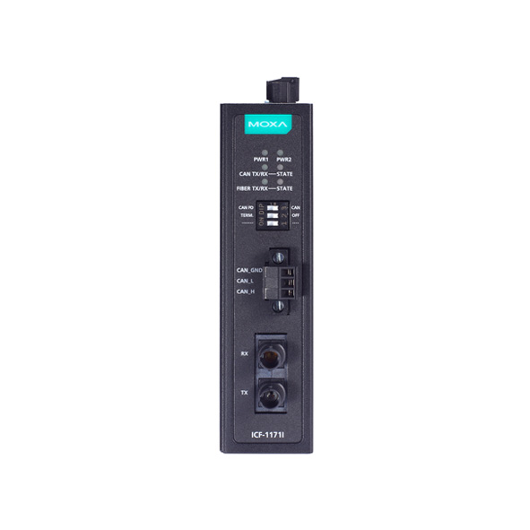 MOXA ICF-1171I-S-ST CANbus to Fiber Converter