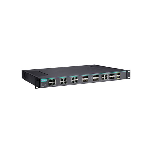 MOXA ICS-G7526A-8GSFP-2XG-HV-HV-T Rackmount Ethernet Switch