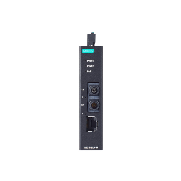 MOXA IMC-P21A-G2-M-ST Ethernet to Fiber Converter