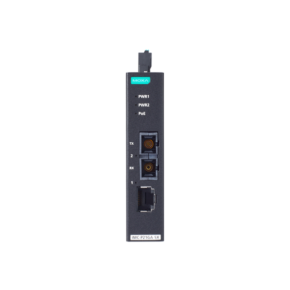 MOXA IMC-P21GA-G2-SX-SC Ethernet to Fiber Converter