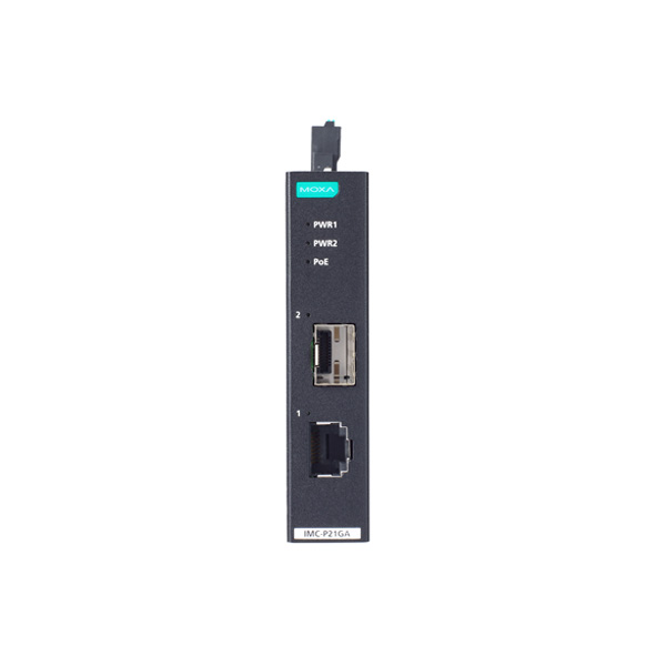 MOXA IMC-P21GA-G2 Ethernet to Fiber Converter