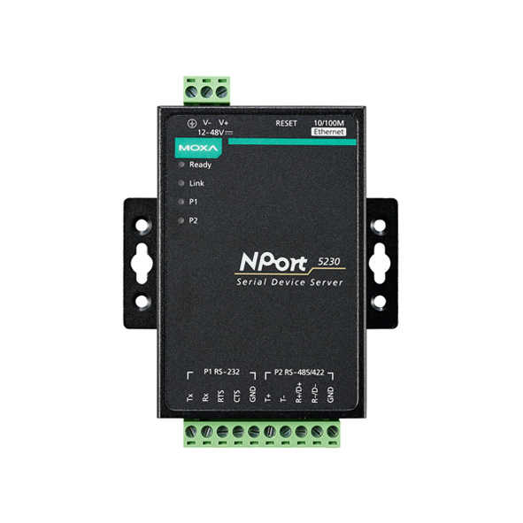 MOXA NPort 5230 w/o Adapter Serial to Ethernet Device Server