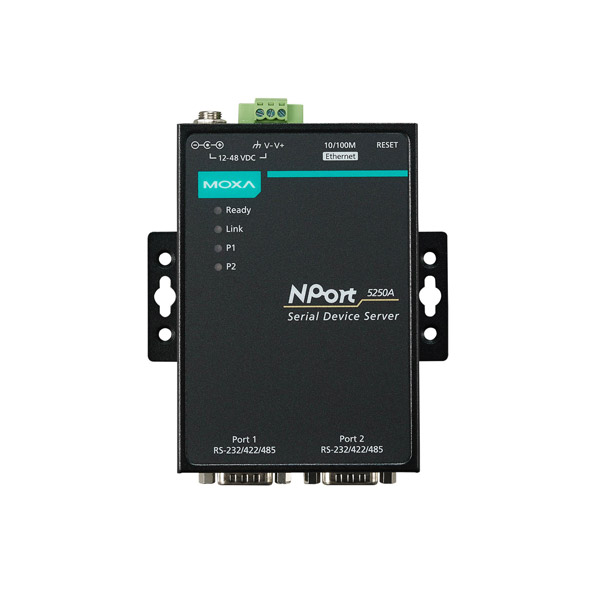 MOXA NPort 5250A-T Serial to Ethernet Device Server