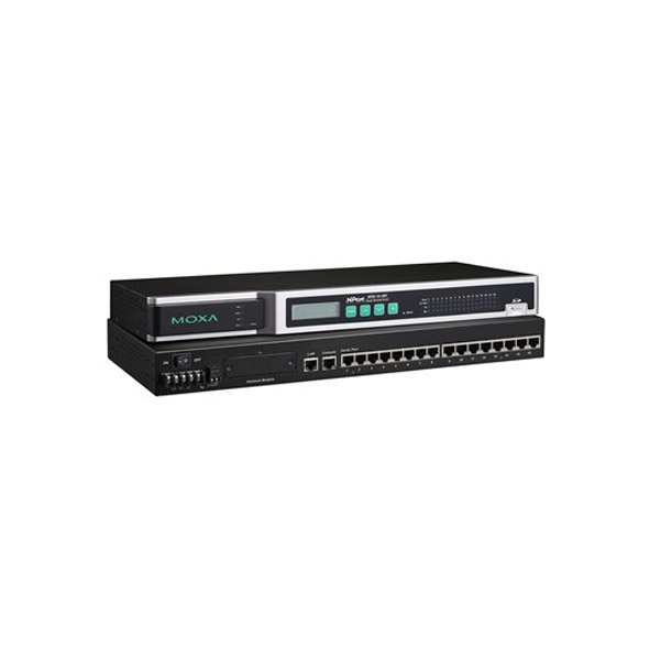 MOXA NPort 6650-16-48V Serial to Ethernet Device Server