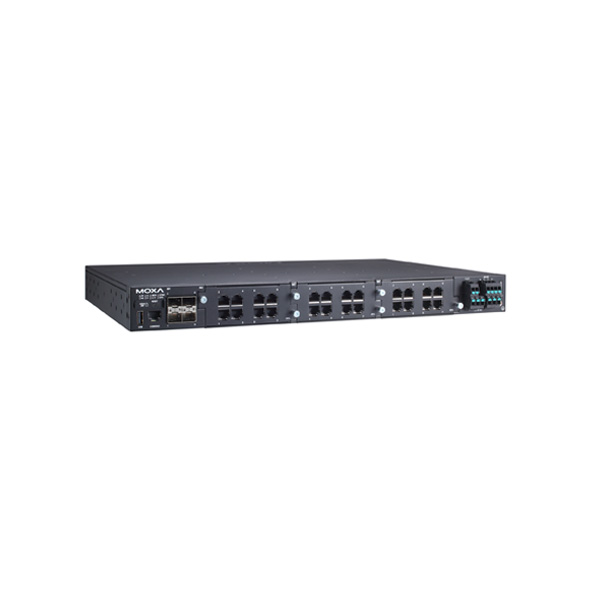 MOXA RKS-G4028-PoE-4GS-2HV-T Rackmount Ethernet Switch