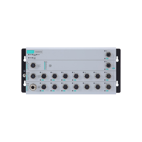 MOXA TN-G4516-8GPoE-2XGPoE-2XGTXBP-WV-T Managed Ethernet Switch