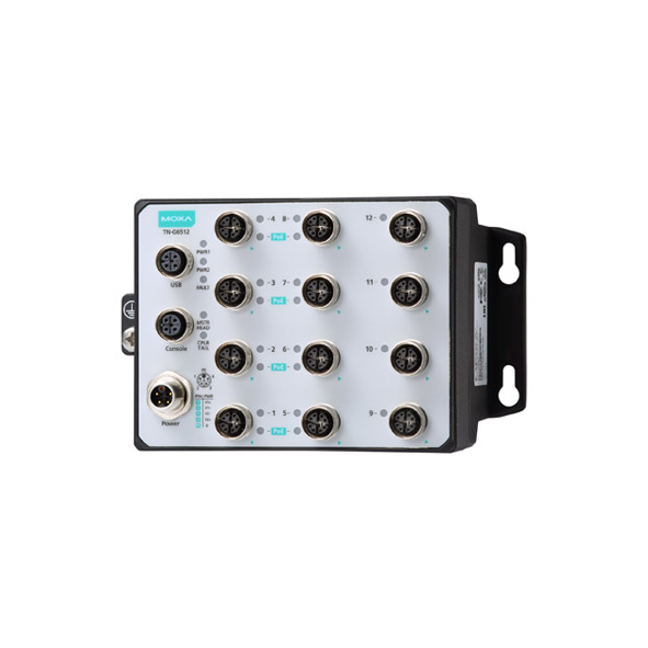 MOXA TN-G6512-8GPoE-WV-T Managed Ethernet Switches
