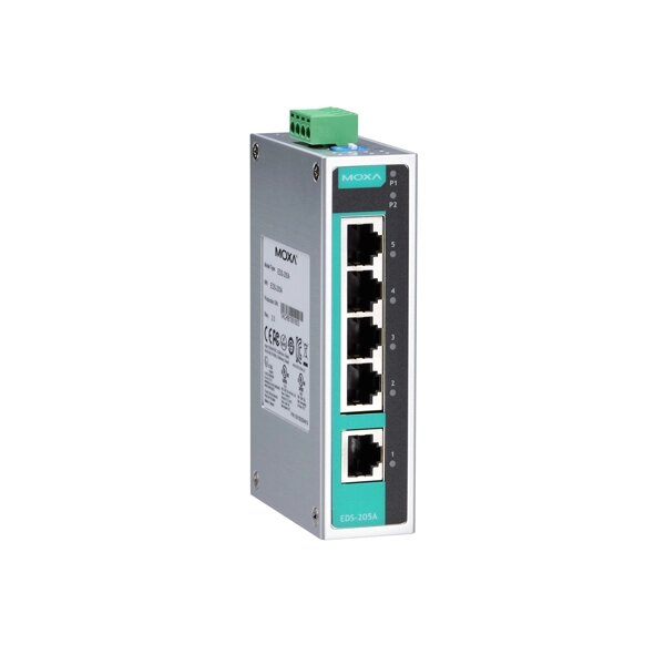 MOXA EDS-205A-T Unmanaged Ethernet Switch