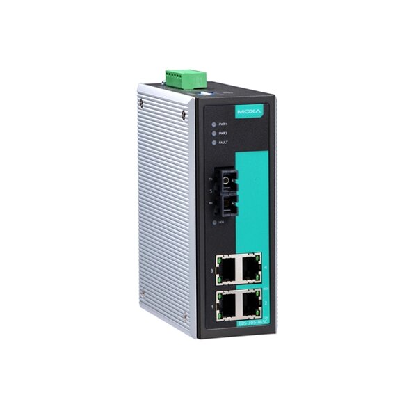 MOXA EDS-305-S-SC-T Unmanaged Ethernet Switches