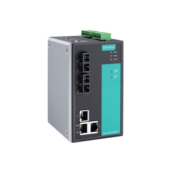 MOXA EDS-505A-MM-SC-T Managed Ethernet Switches