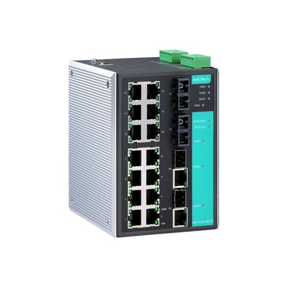 MOXA EDS-518A-SS-SC Managed Ethernet Switches