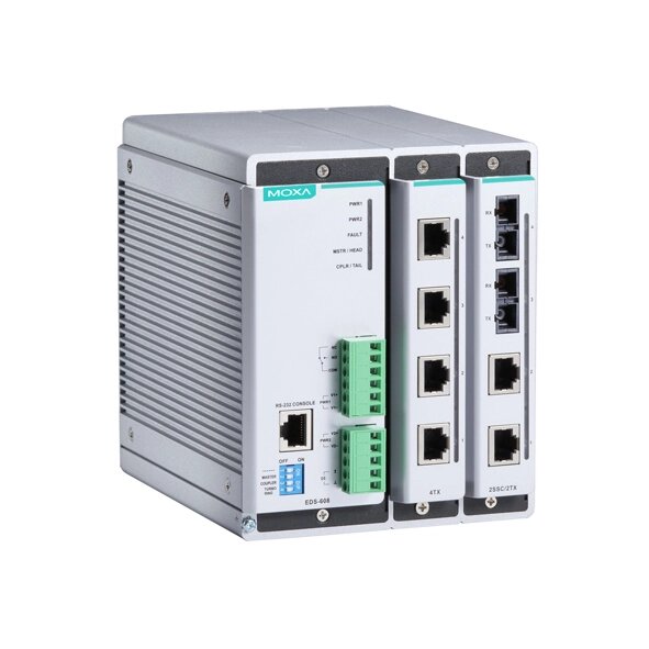 MOXA EDS-608-T Compact Modular Managed Ethernet Switches
