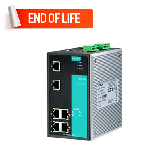 MOXA EDS-P506A-4PoE-T Managed Ethernet Switches