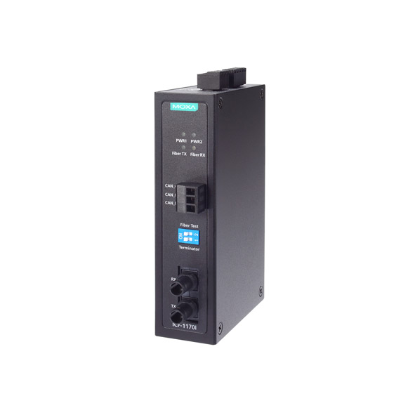 MOXA ICF-1170I-M-ST-T CANbus to Fiber Converter
