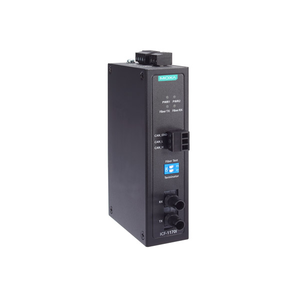 MOXA ICF-1170I-M-ST CANbus to Fiber Converter