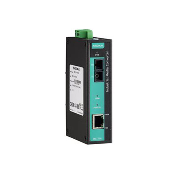 MOXA IMC-21A-S-SC Ethernet to Fiber Converter