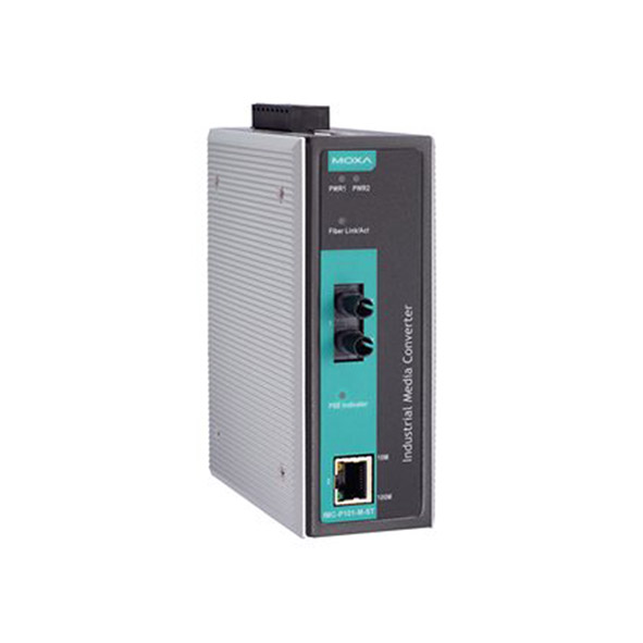 MOXA IMC-P101-S-ST Ethernet to Fiber Converter