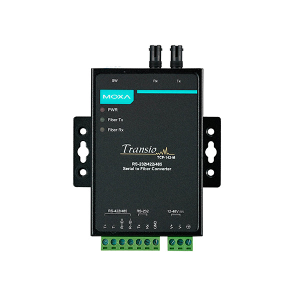 MOXA TCF-142-S-ST Serial to Fiber Converter