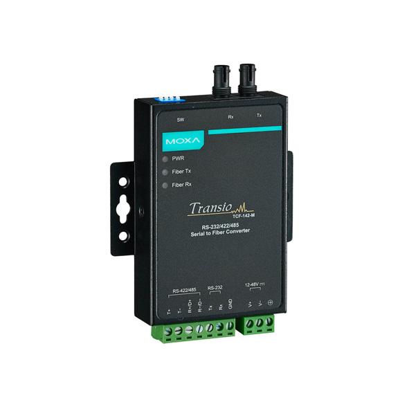 MOXA TCF-142-S-ST Serial to Fiber Converter