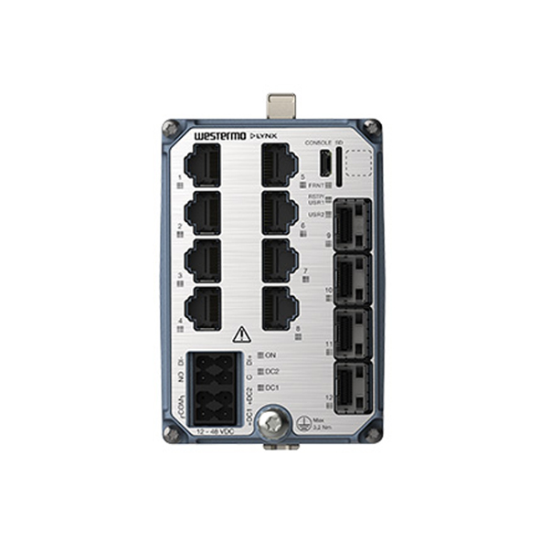 Westermo Lynx 5612-F4G-T8G-LV Managed Ethernet Switch