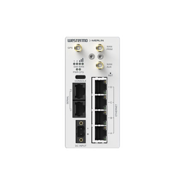 Westermo Merlin-4407-T4-S2-LV-QFT Industrial Cellular Router