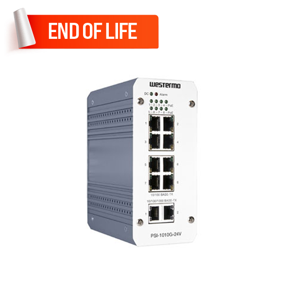 Westermo PSI-1010G-24V Unmanaged Ethernet Switch